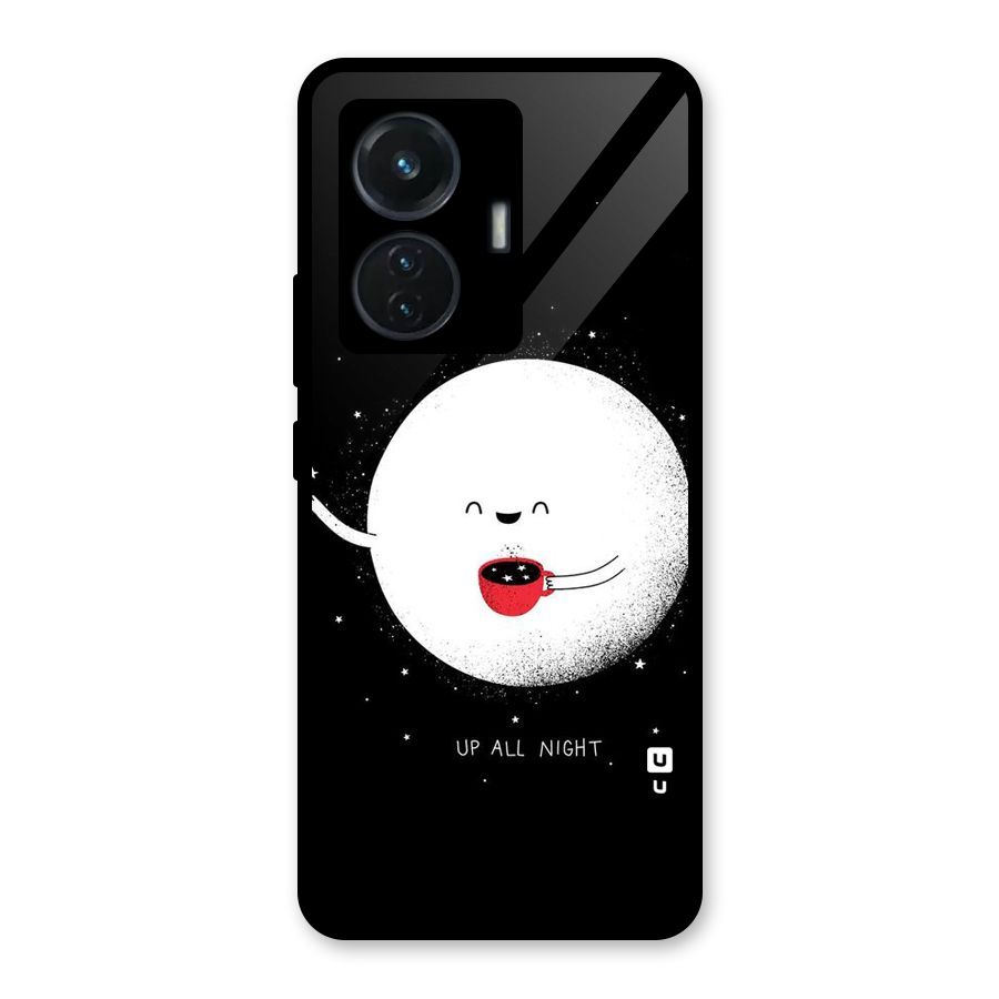 Up All Night Glass Back Case for Vivo T1 44W