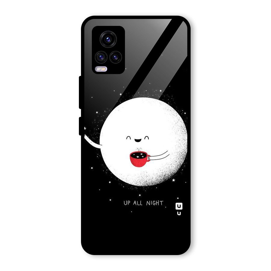 Up All Night Glass Back Case for Vivo V20 2021