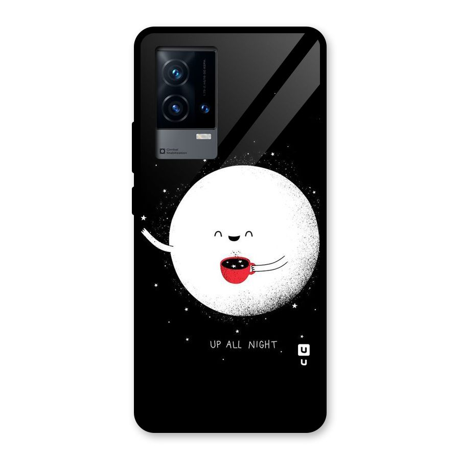 Up All Night Glass Back Case for iQOO 9 5G