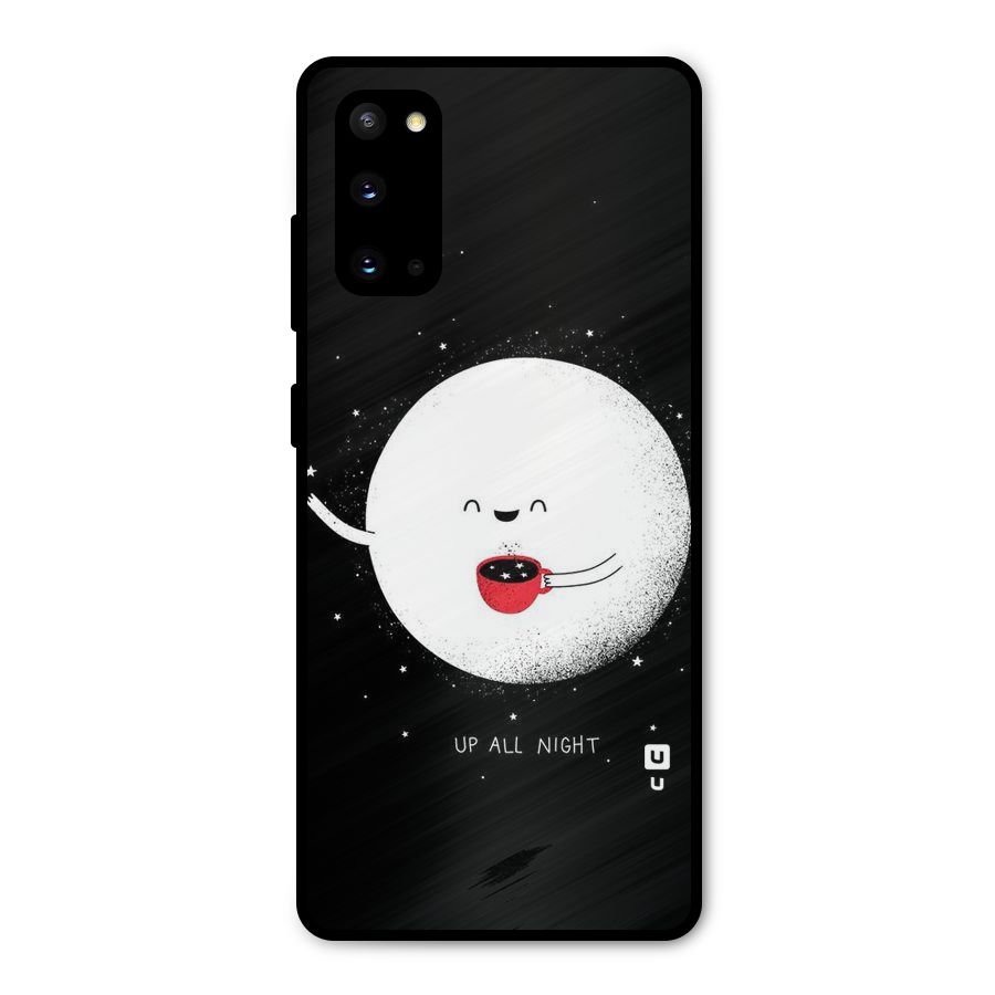 Up All Night Metal Back Case for Galaxy S20