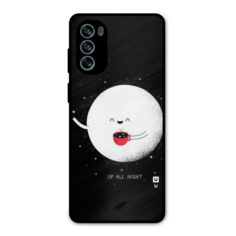 Up All Night Metal Back Case for Moto G62