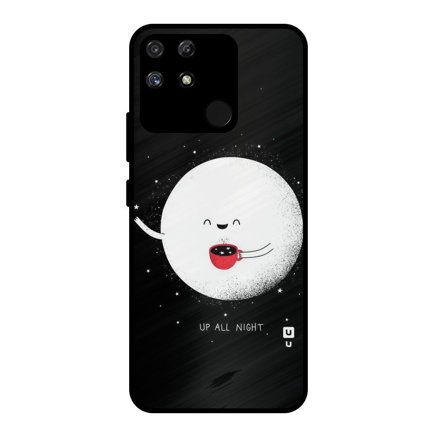 Up All Night Metal Back Case for Realme Narzo 50A