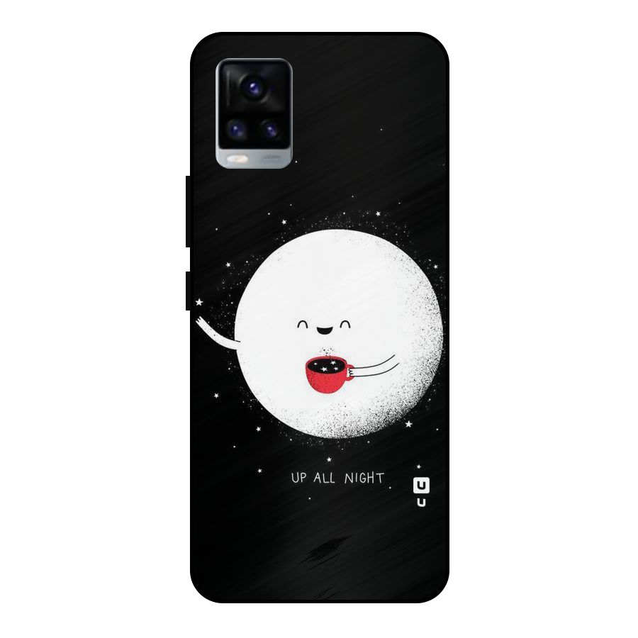 Up All Night Metal Back Case for Vivo V20 2021