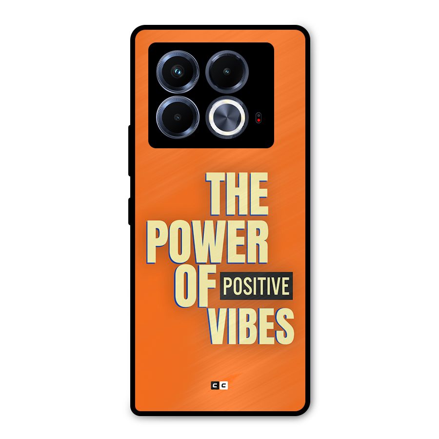 Upbeat Vibes Metal Back Case for Infinix Note 40 5G