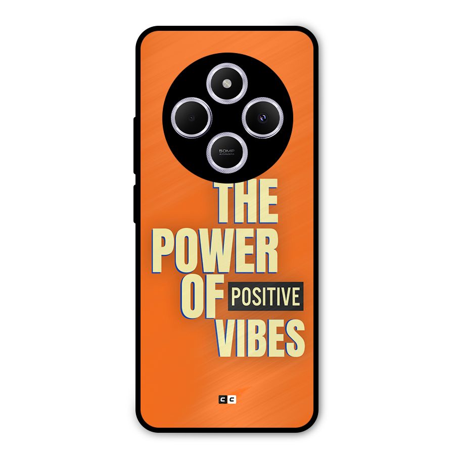 Upbeat Vibes Metal Back Case for Poco M7