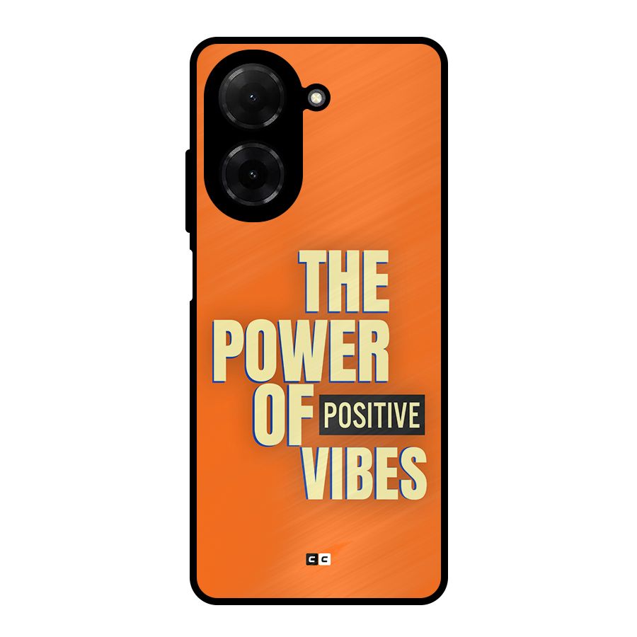 Upbeat Vibes Metal Back Case for Redmi A5 4G
