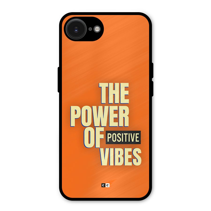 Upbeat Vibes Metal Back Case for iPhone 16e