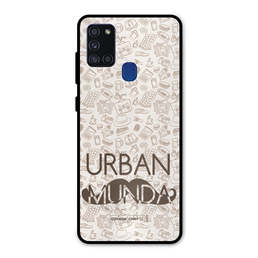 Urban Munda Metal Back Case for Galaxy A21s