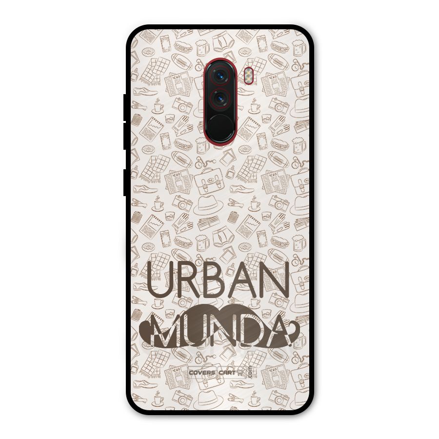Urban Munda Metal Back Case for Poco F1