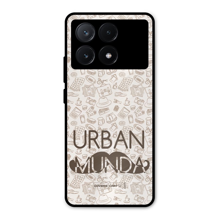 Urban Munda Metal Back Case for Poco X6 Pro