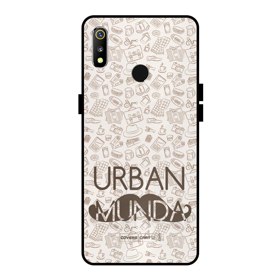 Urban Munda Metal Back Case for Realme 3i