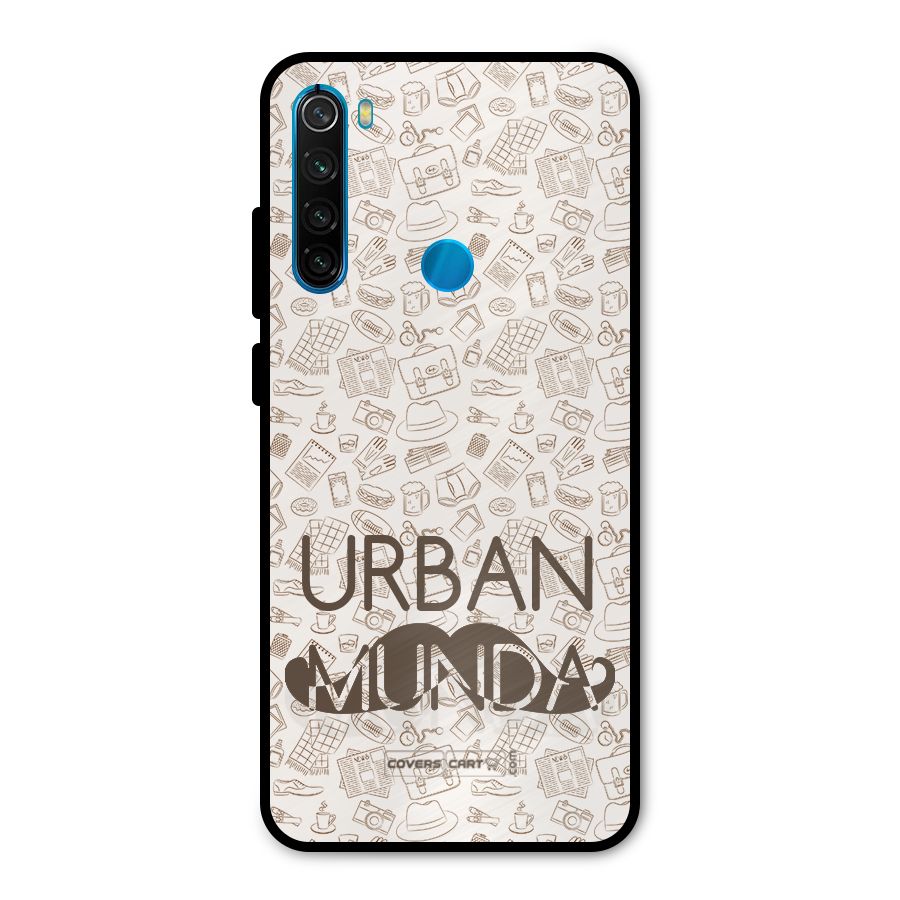 Urban Munda Metal Back Case for Redmi Note 8