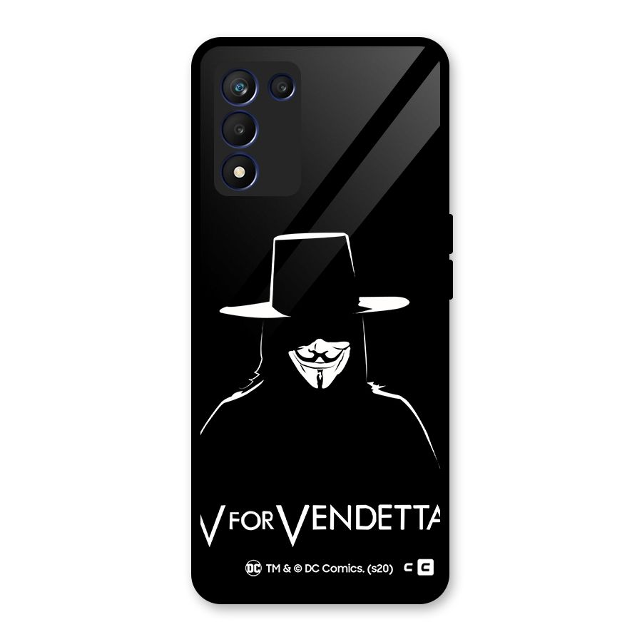 V for Vendetta Minimal Glass Back Case for Realme 9 5G Speed