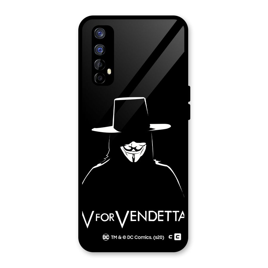 V for Vendetta Minimal Glass Back Case for Realme Narzo 20 Pro