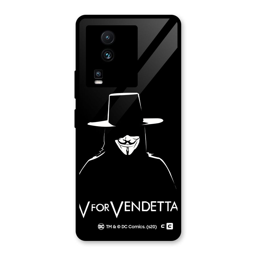 V for Vendetta Minimal Glass Back Case for Vivo iQOO Neo 7
