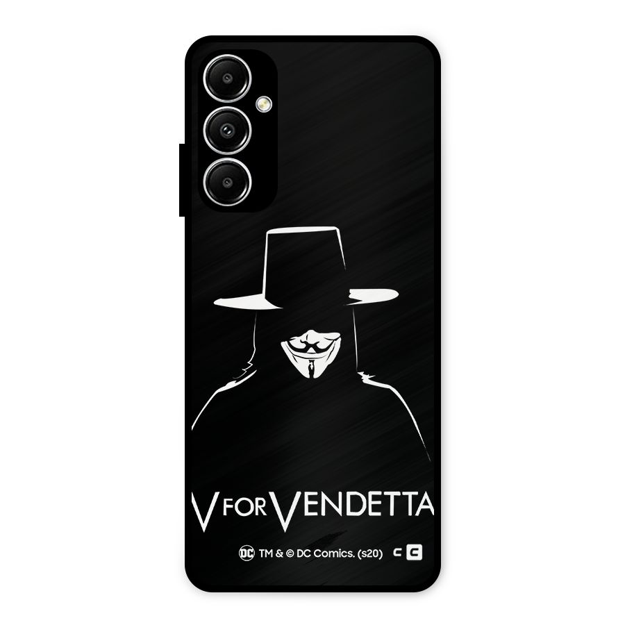 V for Vendetta Minimal Metal Back Case for Galaxy A05s