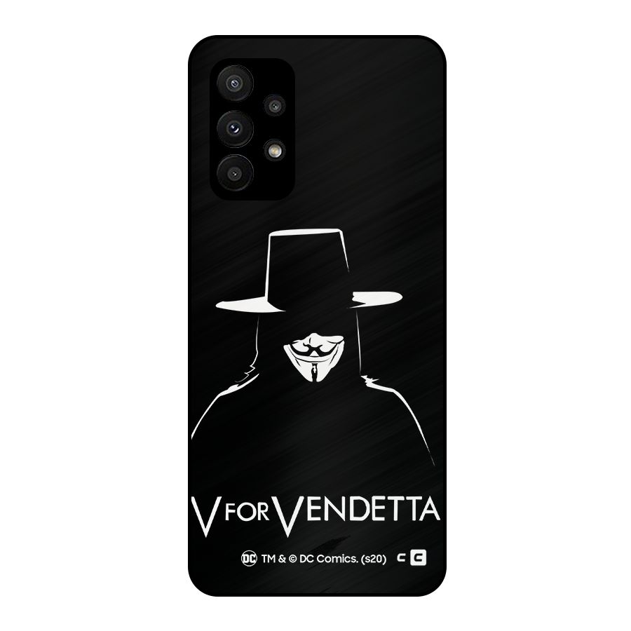V for Vendetta Minimal Metal Back Case for Galaxy A23