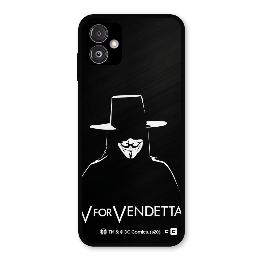 V for Vendetta Minimal Metal Back Case for Galaxy F14