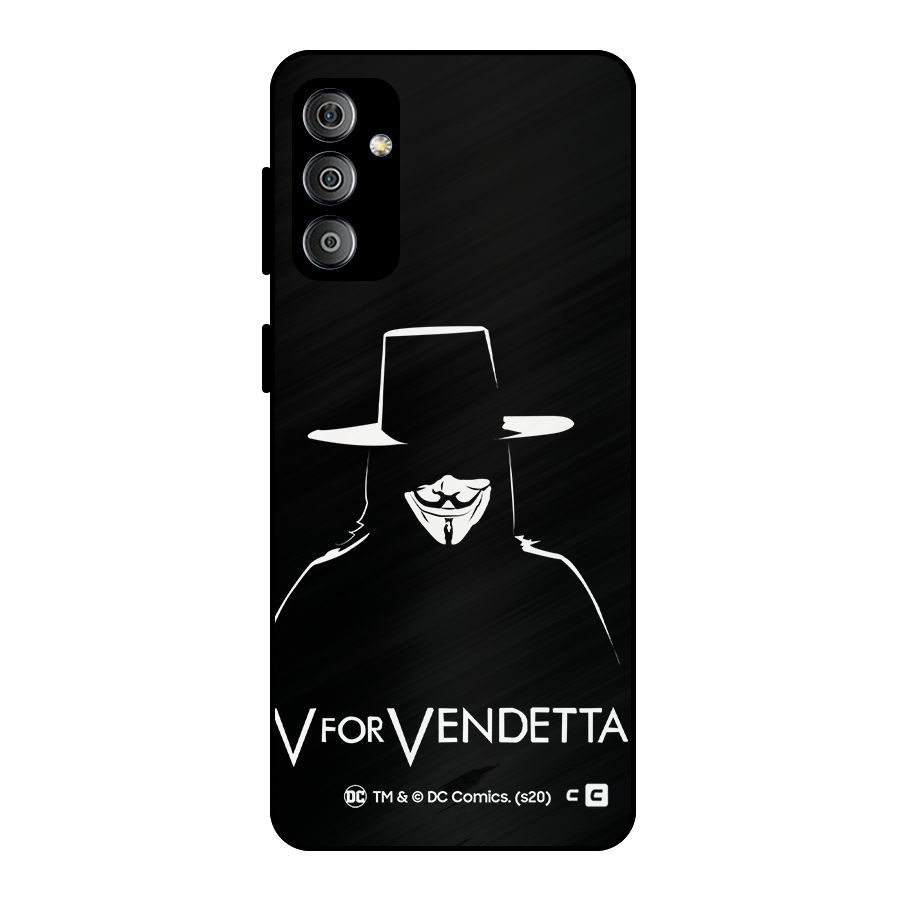 V for Vendetta Minimal Metal Back Case for Galaxy F23