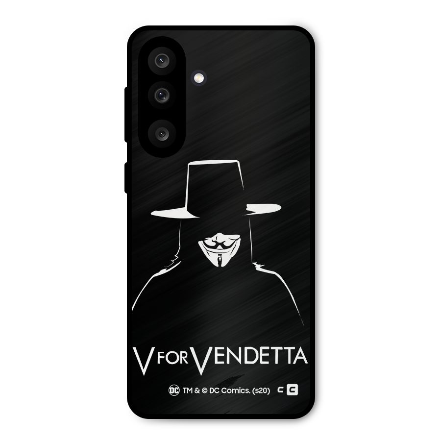 V for Vendetta Minimal Metal Back Case for Galaxy F56