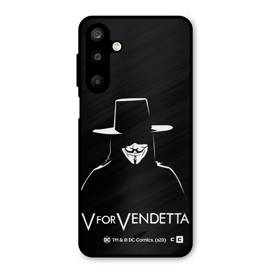 V for Vendetta Minimal Metal Back Case for Galaxy M16