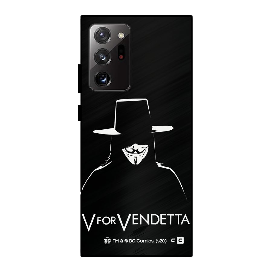 V for Vendetta Minimal Metal Back Case for Galaxy Note 20 Ultra