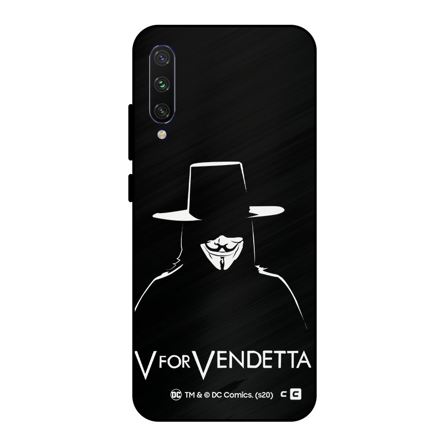 V for Vendetta Minimal Metal Back Case for Mi A3