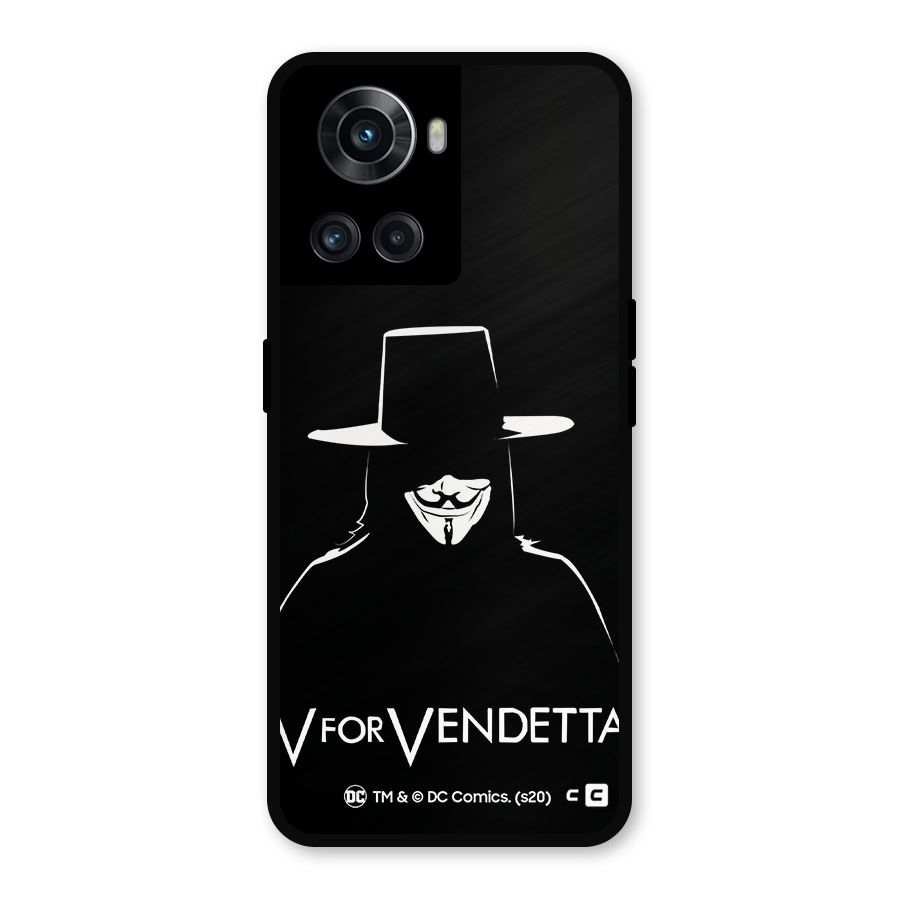 V for Vendetta Minimal Metal Back Case for OnePlus 10R