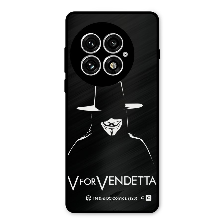 V for Vendetta Minimal Metal Back Case for OnePlus 13