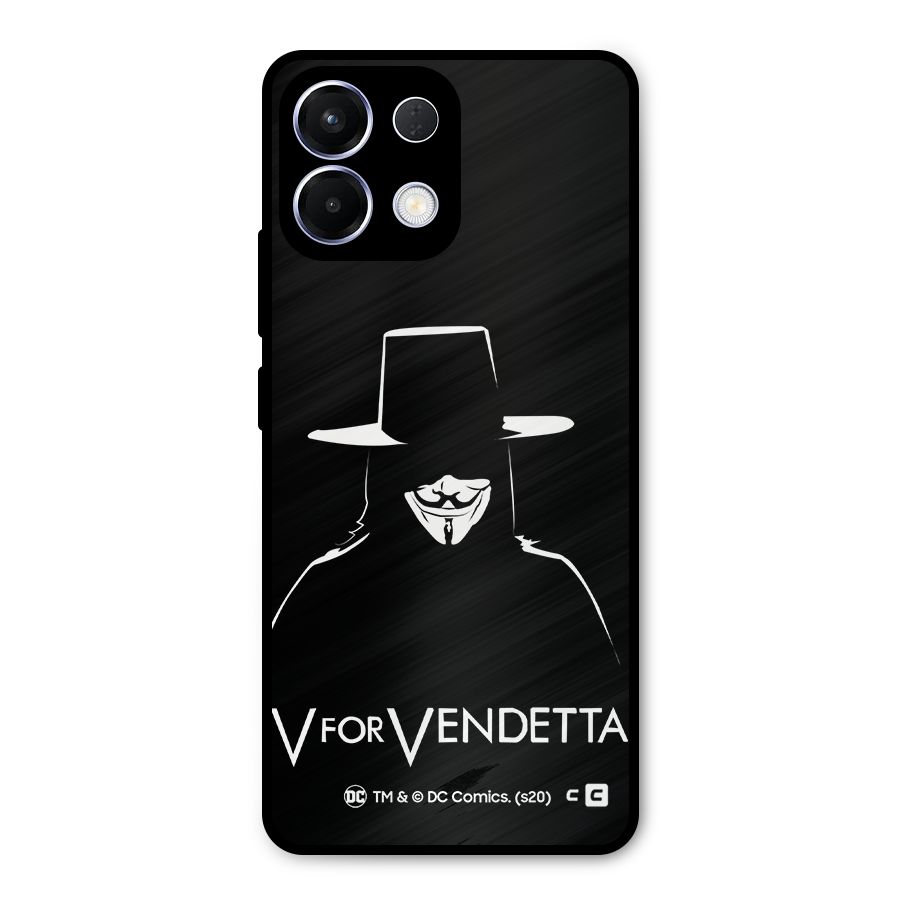 V for Vendetta Minimal Metal Back Case for Oppo K13