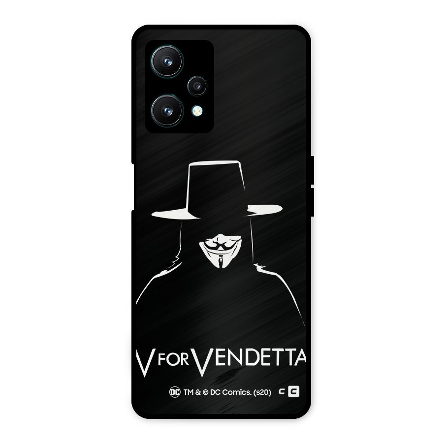V for Vendetta Minimal Metal Back Case for Realme 9 Pro 5G