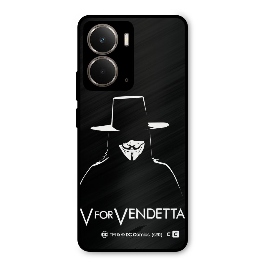 V for Vendetta Minimal Metal Back Case for Realme P3