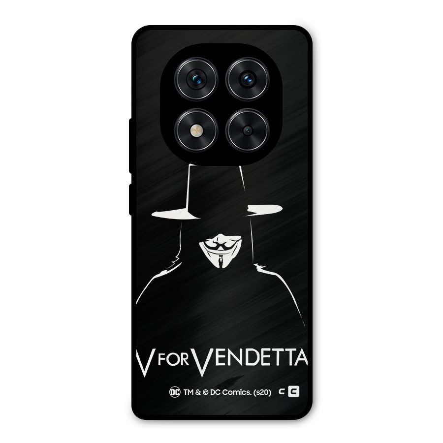 V for Vendetta Minimal Metal Back Case for Redmi Note 14 Pro 5G