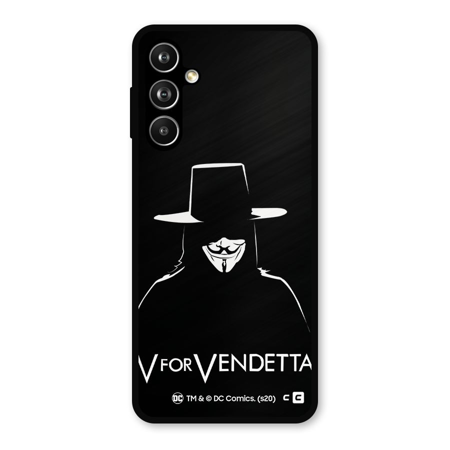 V for Vendetta Minimal Metal Back Case for Samsung Galaxy M54