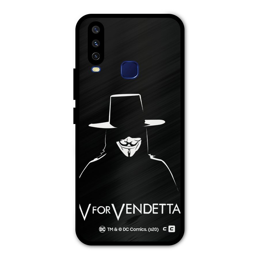 V for Vendetta Minimal Metal Back Case for Vivo V17
