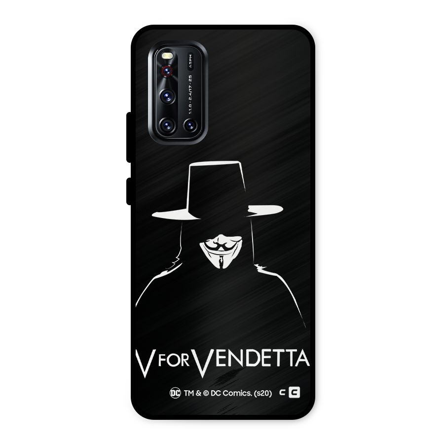 V for Vendetta Minimal Metal Back Case for Vivo V19