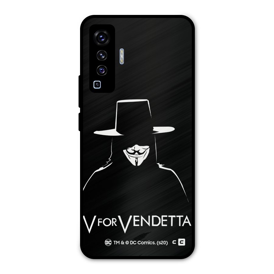 V for Vendetta Minimal Metal Back Case for Vivo X50