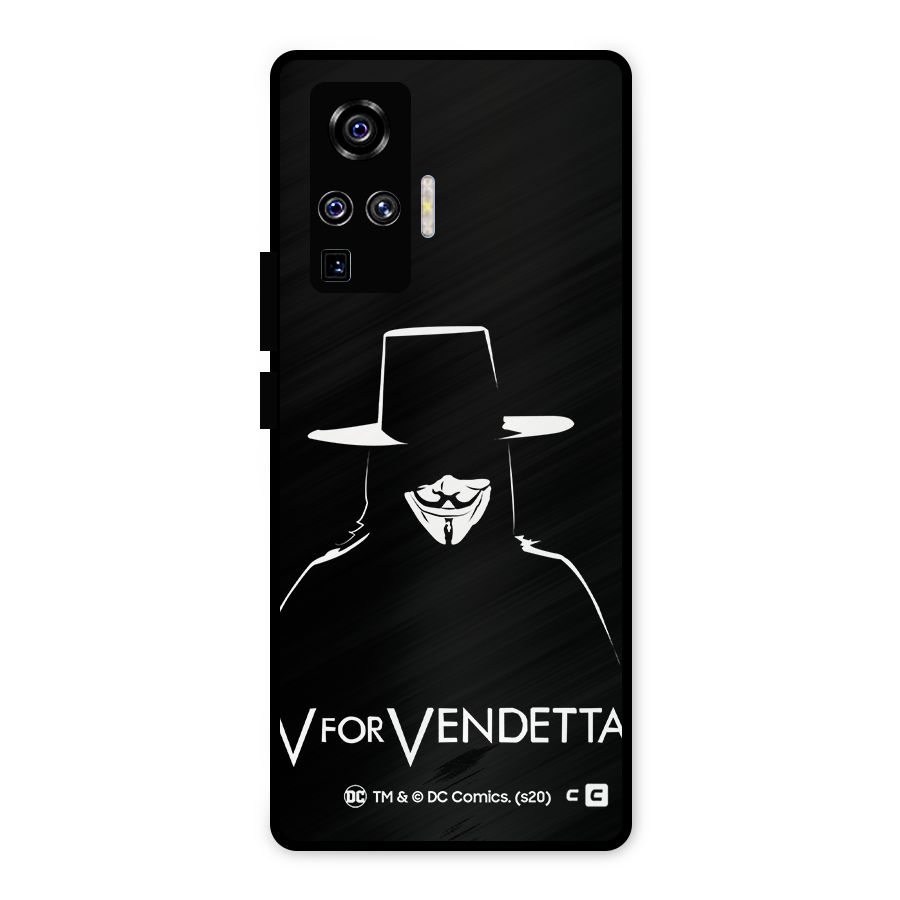 V for Vendetta Minimal Metal Back Case for Vivo X50 Pro