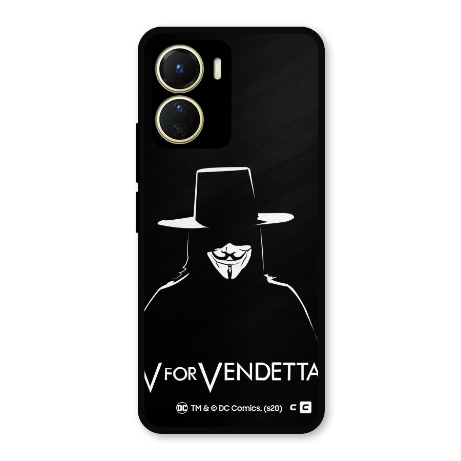 V for Vendetta Minimal Metal Back Case for Vivo Y16