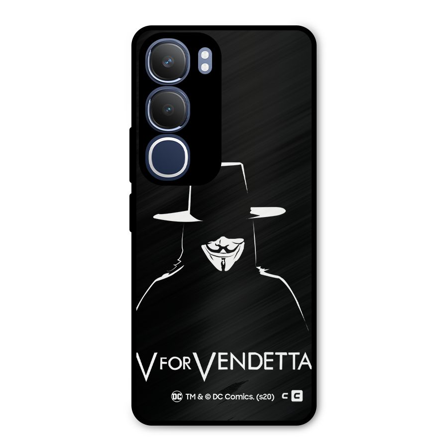 V for Vendetta Minimal Metal Back Case for Vivo Y29