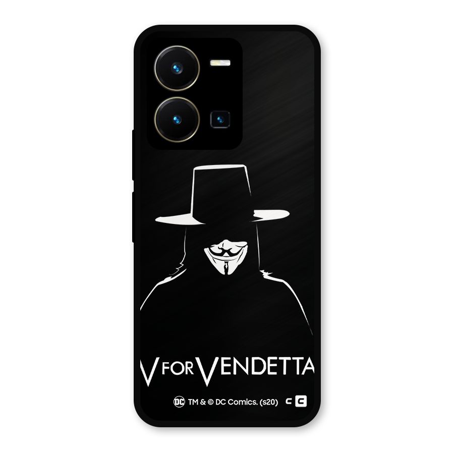 V for Vendetta Minimal Metal Back Case for Vivo Y35