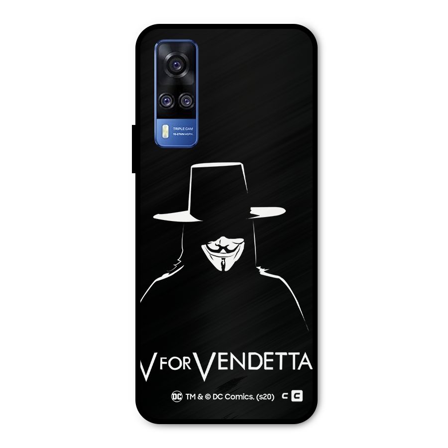 V for Vendetta Minimal Metal Back Case for Vivo Y51A