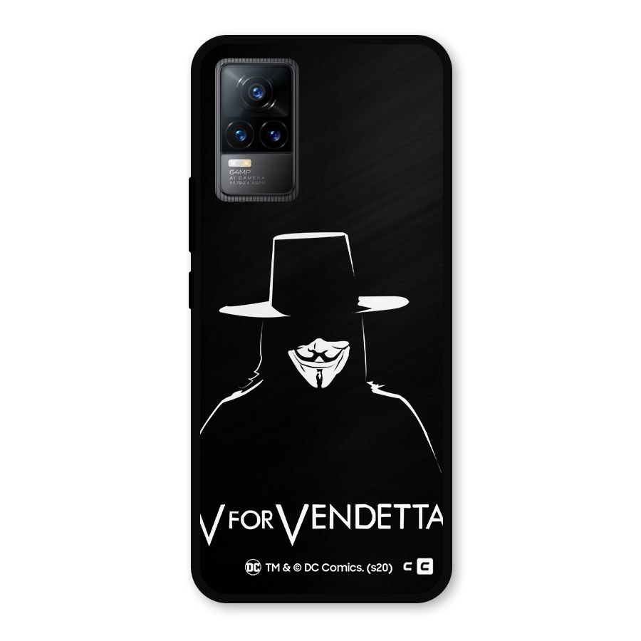 V for Vendetta Minimal Metal Back Case for Vivo Y73