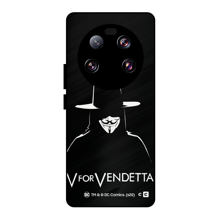 V for Vendetta Minimal Metal Back Case for Xiaomi 13 Ultra
