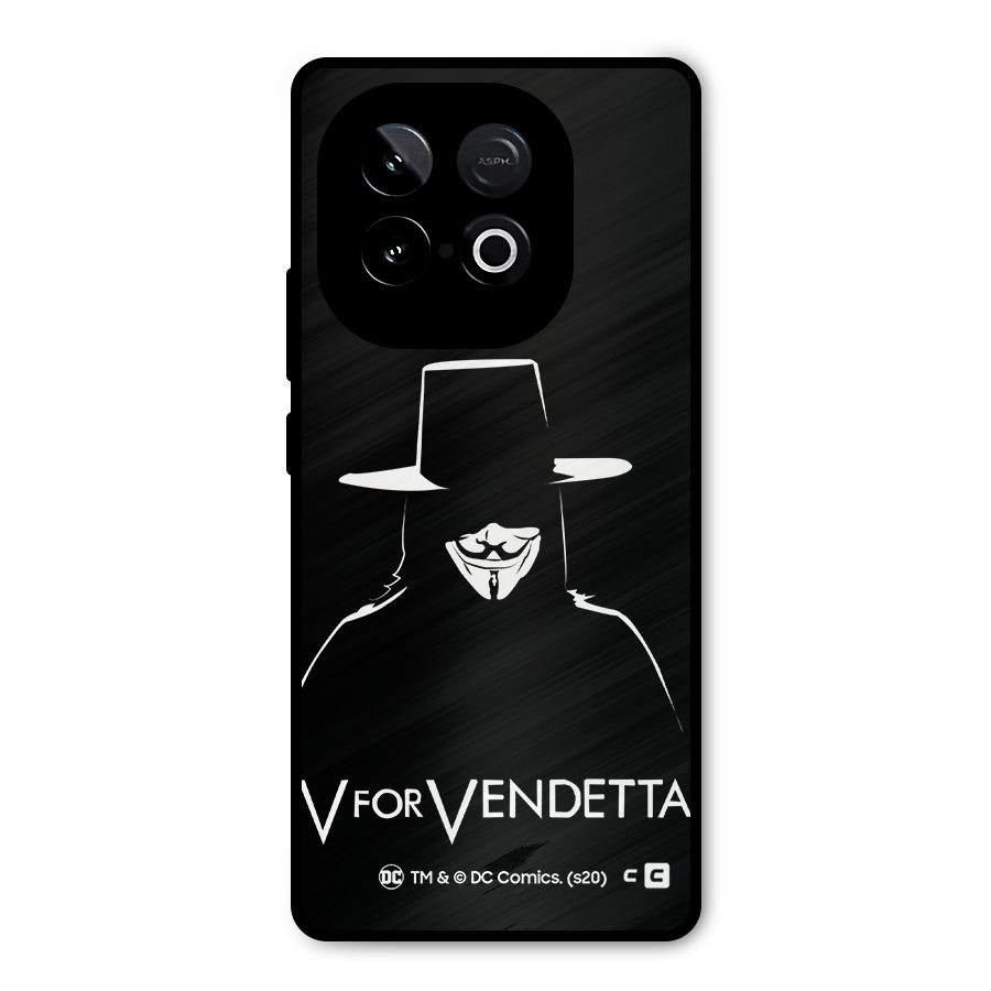 V for Vendetta Minimal Metal Back Case for iQOO Neo 10
