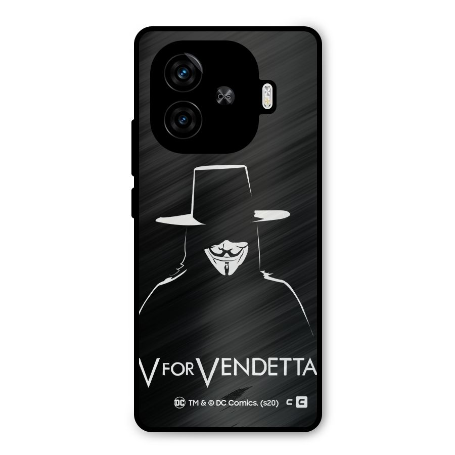 V for Vendetta Minimal Metal Back Case for iQOO Neo 10R