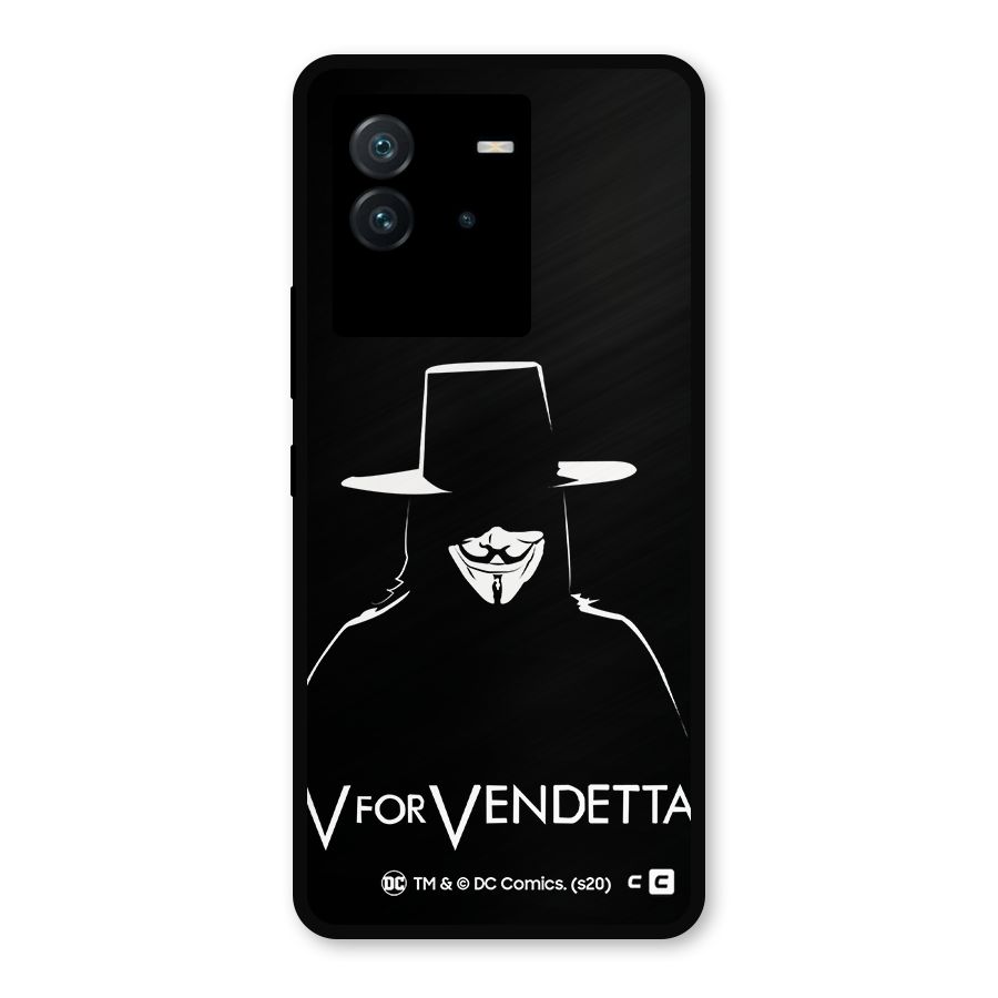 V for Vendetta Minimal Metal Back Case for iQOO Neo 6 5G