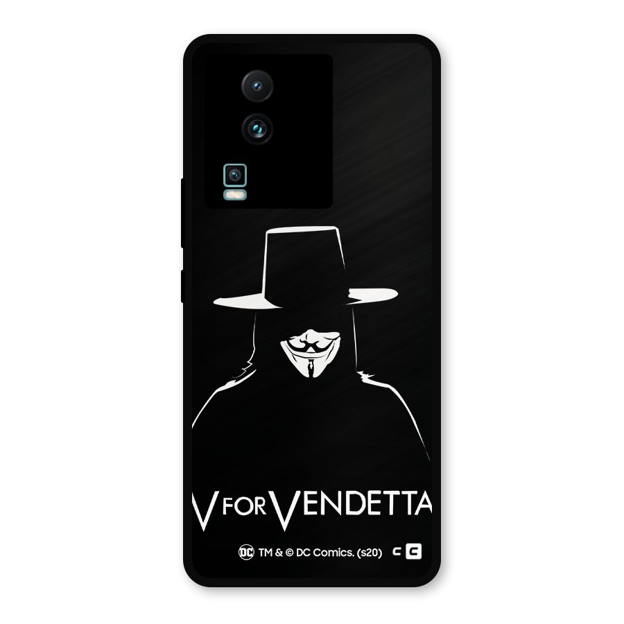 V for Vendetta Minimal Metal Back Case for iQOO Neo 7