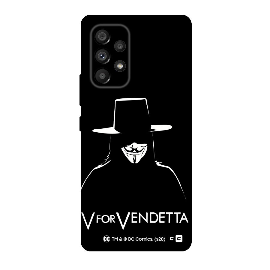 V for Vendetta Minimal Original Polycarbonate Back Case for Galaxy A53 5G