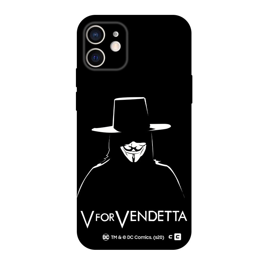 V for Vendetta Minimal Original Polycarbonate Back Case for iPhone 12